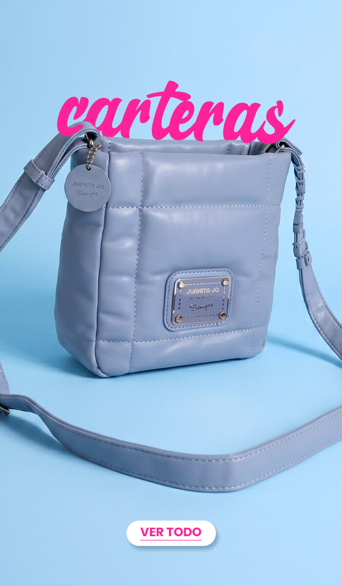 Carteras Juanita Jo en 12 cuotas sin interés