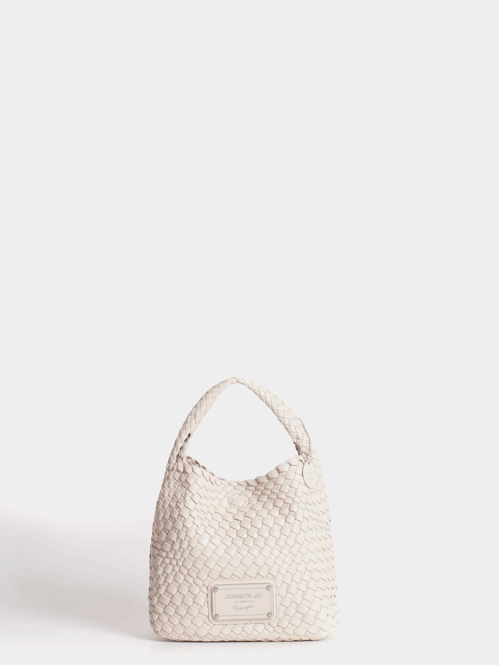 Cartera crema Lazo
