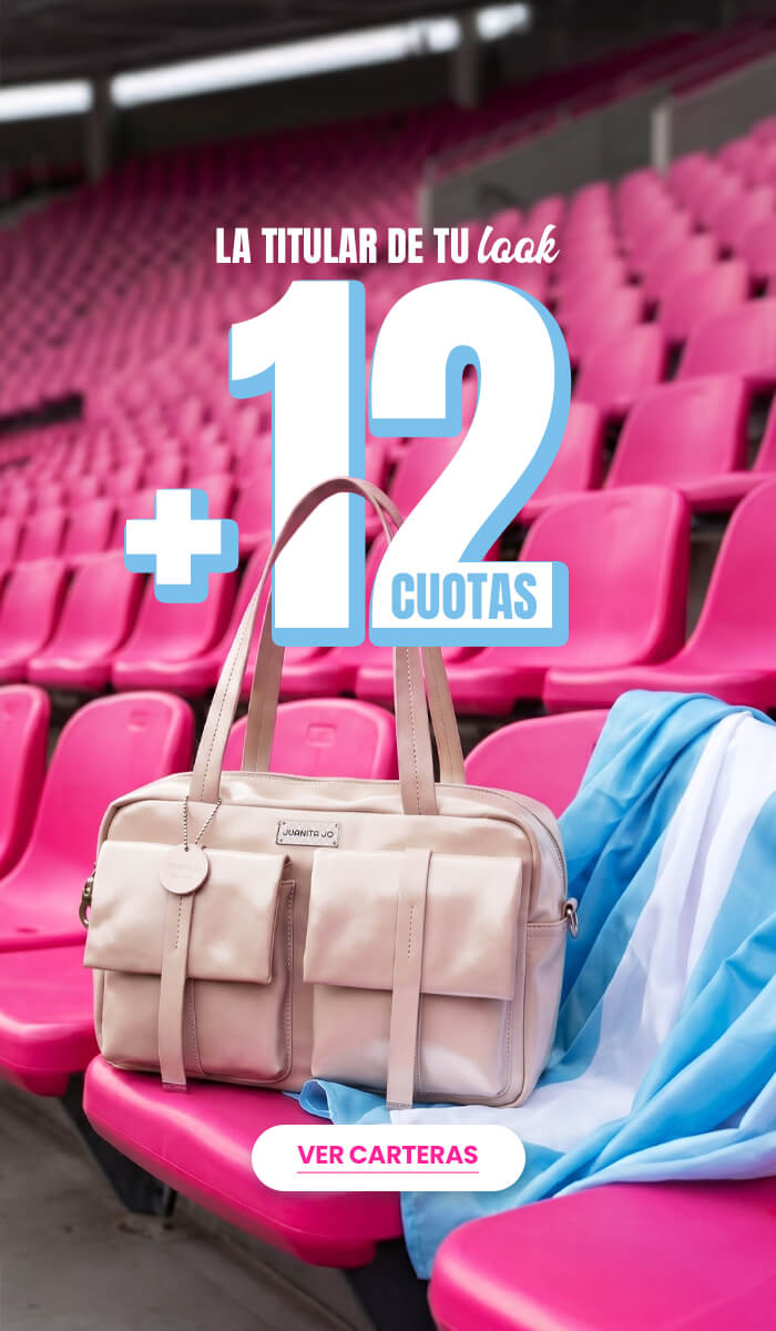 12 Cuotas sin interés en carteras, mochilas y valijas