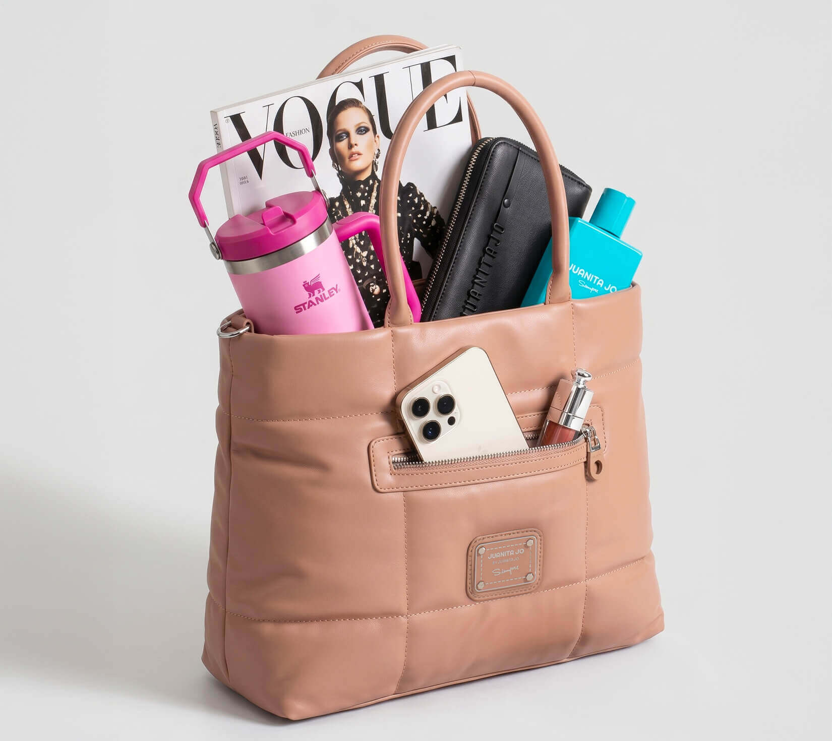 Cartera de mujer  mediana Puffer con 30% Off y 6 cuotas sin interés