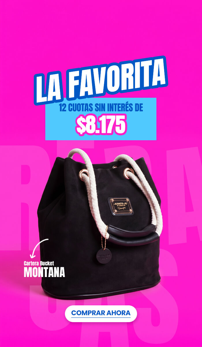 Bucket Negra Montana en 12 cuotas sin interés