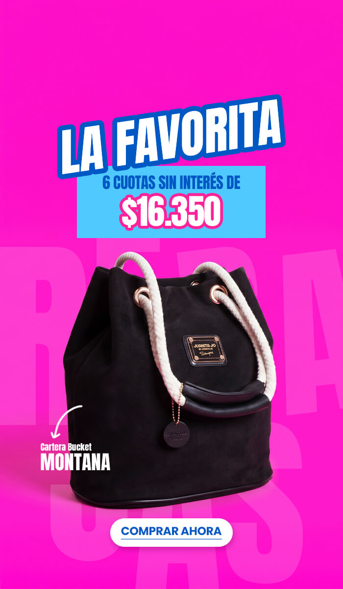 Bucket Negra Montana en 6 cuotas sin interés