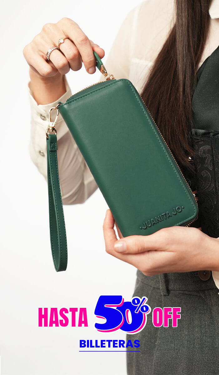 Billeteras hasta 50% Off y 12 cuotas sin interés