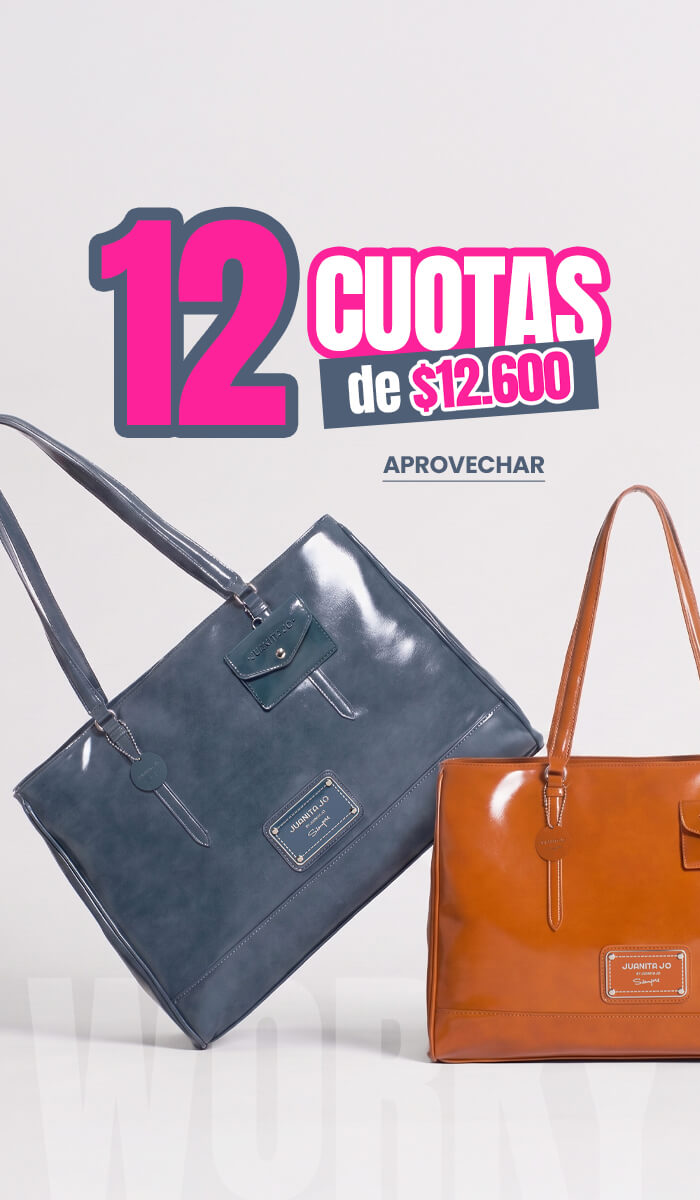 Cartera de mujer 12 cuotas sin interés