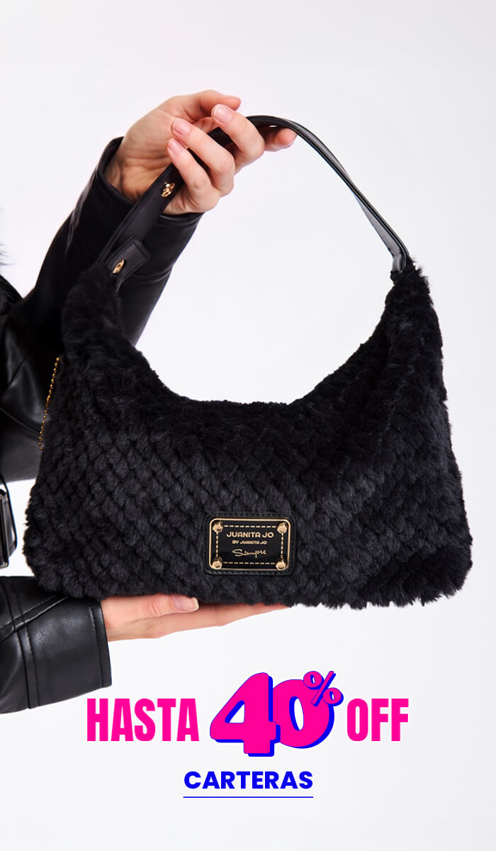 Carteras para mujer en 12 cuotas sin interés y descuentos de hasta 40% off