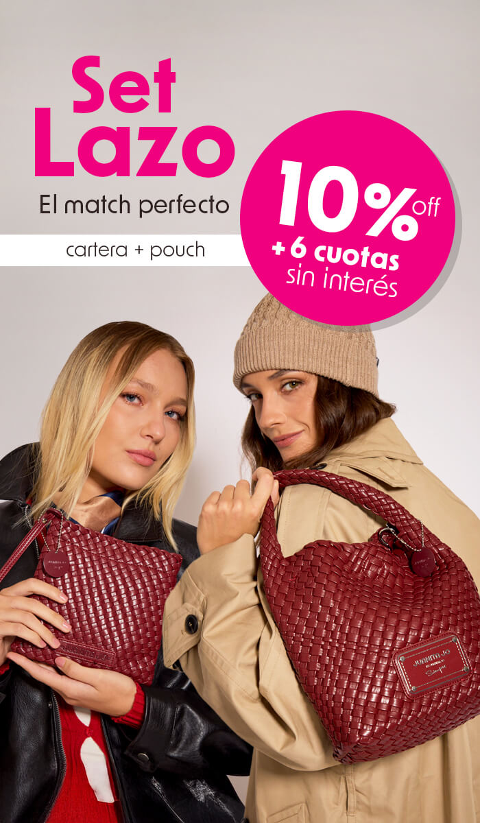 Set Lazo 10% off + 6 cuotas sin interés - Nueva temporada Juanita Jo