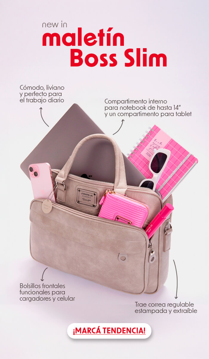 Nuevo Maletín porta notebook para la oficina Juanita Jo