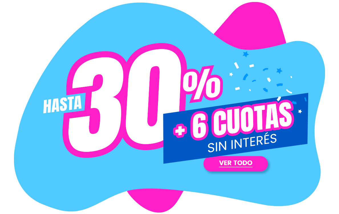6 cuotas sin interés