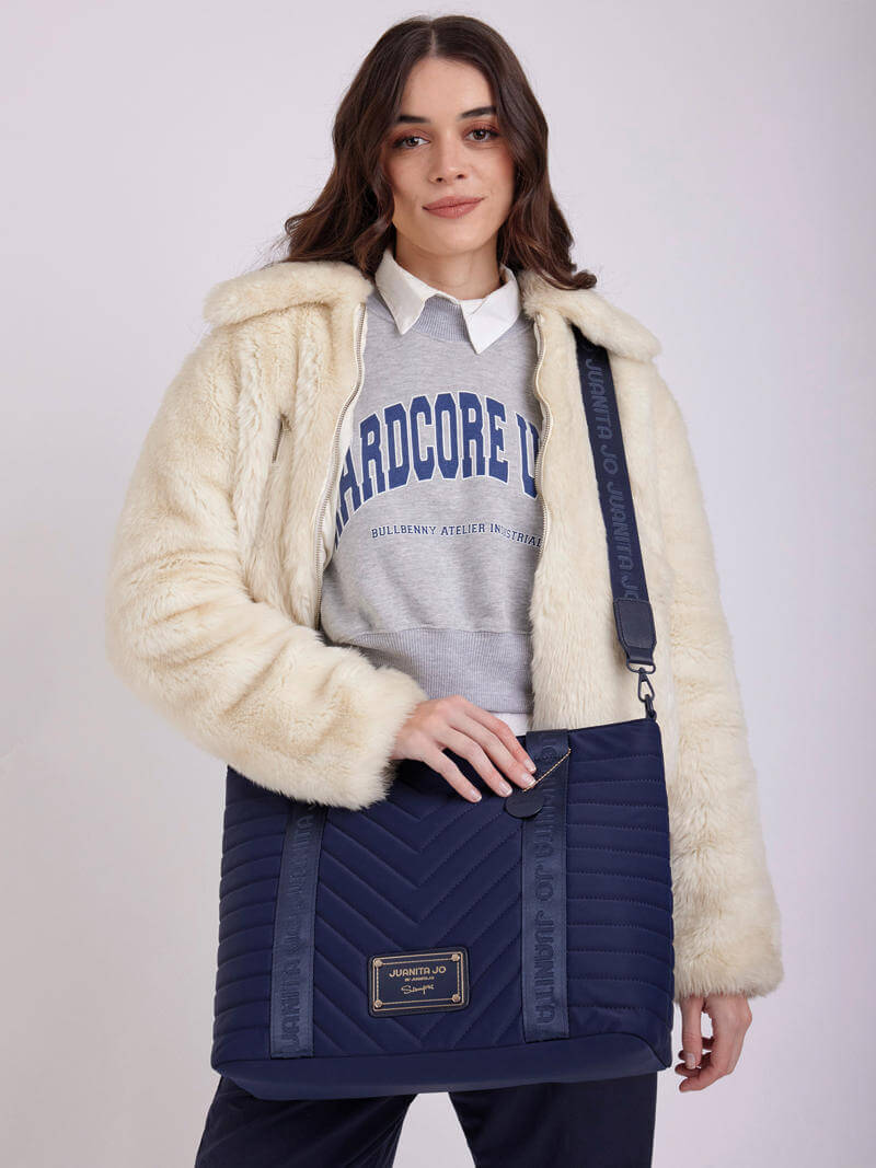 Cartera azul Ivy